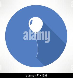 L'icône du ballon télévision modern style vector illustration Illustration de Vecteur