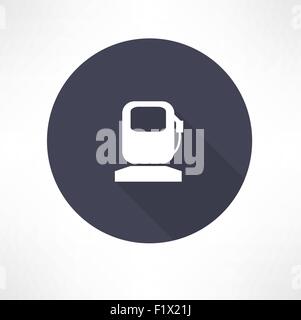 L'icône de la station télévision modern style vector illustration Illustration de Vecteur