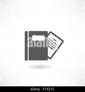 Vieux livre ouvert isolé sur fond blanc avec clipping path Illustration de Vecteur