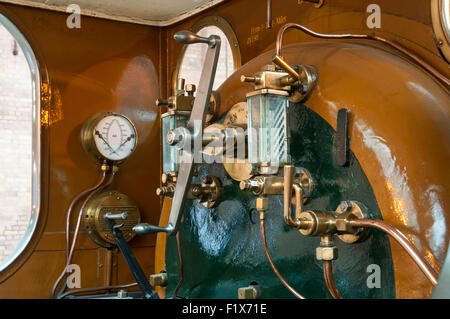 Londres, Brighton et South Coast Railway B1 Classe 0-4-2 locomotive à vapeur, National Railway Museum, York, Yorkshire, Angleterre, Royaume-Uni Banque D'Images