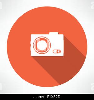 Appareil photo L'icône. Télévision modern style vector illustration Illustration de Vecteur