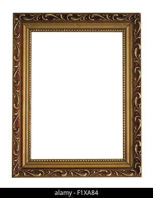 Vintage frame isolé sur le fond blanc. Banque D'Images