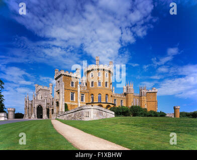 Château de Belvoir, dans la vallée de Belvoir, Melton Mowbray, Leicestershire Angleterre UK Banque D'Images