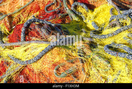 Filet de pêche close up Banque D'Images