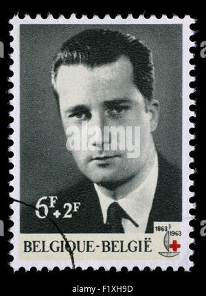 Timbres en Belgique est dédié à la 100e anniversaire de la Croix-Rouge internationale, vers 196 Banque D'Images