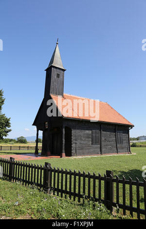 Église de Jésus dans les blessés Pleso, Zagreb, Croatie le 10 juin 2015. Banque D'Images