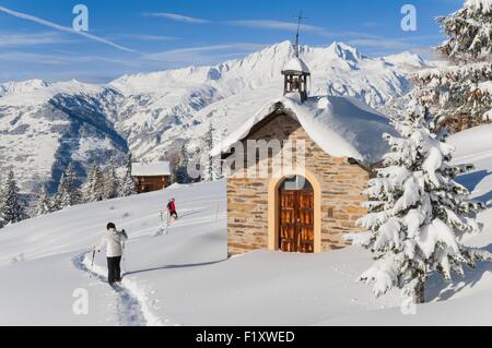 France, Savoie, La Rosière, partie ancienne de village Banque D'Images