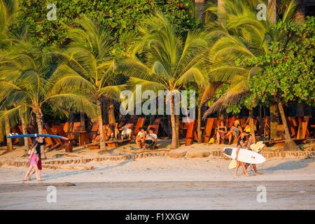 Costa Rica, province de Guanacaste, Péninsule de Nicoya, près de Tamarindo, Playa Avellana Banque D'Images