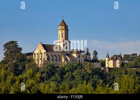 La France, dans le Maine et Loire, Saint Florent le Vieil, Abbaye Bénédictine Banque D'Images