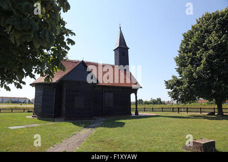 Église de Jésus dans les blessés Pleso, Zagreb, Croatie le 10 juin 2015. Banque D'Images