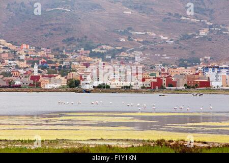 La lagune de Nador, Maroc, Banque D'Images