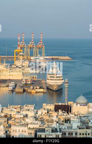 Sultanat d'Oman, Muscat, gouvernorat de Muscat (ou Muscat), Mutrah (ou Matrah) Harbour Banque D'Images