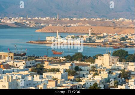 Sultanat d'Oman, gouvernorat de Ash Sharqiyah, le port de Sour Banque D'Images