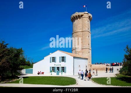 France, Charente Maritime, Ile de Ré, Saint Clement des baleines, Tour des Baleines Banque D'Images