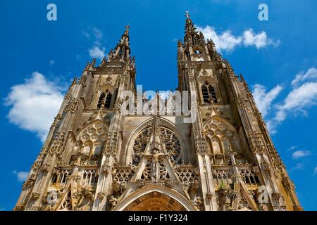 France, Marne, l'Epine, sur le chemin de Saint Jacques classée au Patrimoine Mondial de l'UNESCO, la basilique Notre-Dame Banque D'Images