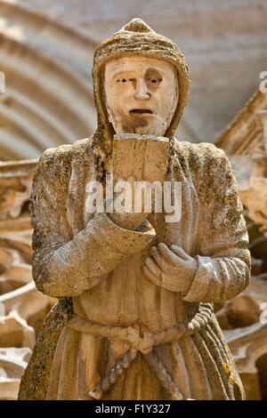 France, Marne, l'Epine, sur le chemin de Saint Jacques classée au Patrimoine Mondial de l'UNESCO, la basilique Notre-Dame Banque D'Images