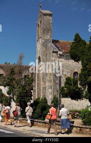 France, Loiret, Germigny-des-Prés, oratoire carolingien ou église de la Très Sainte Trinité Banque D'Images