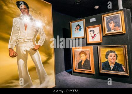 United States, New York, Memphis, Graceland, Elvis Presley's house, chambres memorabillia Banque D'Images