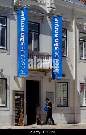 Portugal, Lisbonne, le Bairro Alto, Museu de Sao Roque Banque D'Images