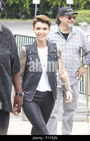 Ruby Rose apparaît sur 'Extra' comprend : Ruby Rose Où : Los Angeles, California, United States Quand : 08 Oct 2015 Banque D'Images