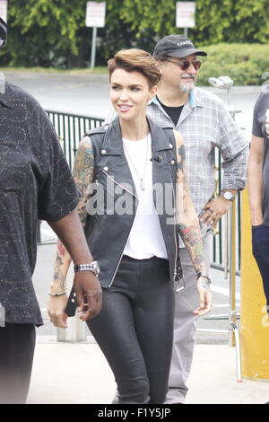 Ruby Rose apparaît sur 'Extra' comprend : Ruby Rose Où : Los Angeles, California, United States Quand : 08 Oct 2015 Banque D'Images