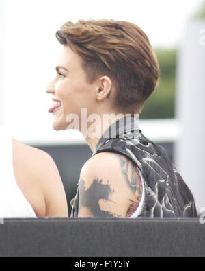 Ruby Rose apparaît sur 'Extra' comprend : Ruby Rose Où : Los Angeles, California, United States Quand : 08 Oct 2015 Banque D'Images