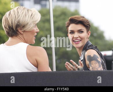 Ruby Rose apparaît sur 'Extra' comprend : Ruby Rose Où : Los Angeles, California, United States Quand : 08 Oct 2015 Banque D'Images