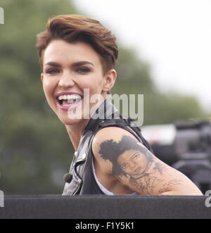 Ruby Rose apparaît sur 'Extra' comprend : Ruby Rose Où : Los Angeles, California, United States Quand : 08 Oct 2015 Banque D'Images