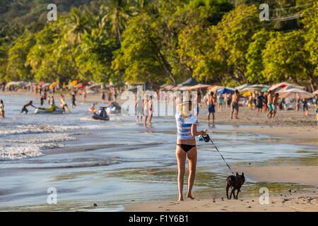 Costa Rica, province de Puntarenas, plage Manuel Antonio Banque D'Images