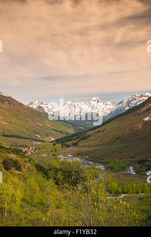 ,Glacier Alaska Chugach,,Scenic Banque D'Images