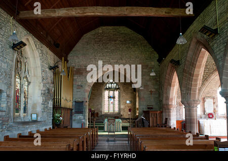 L'église saint Denys, Severn Stoke, Worcestershire, Angleterre, RU Banque D'Images