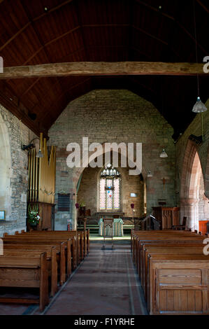L'église saint Denys, Severn Stoke, Worcestershire, Angleterre, RU Banque D'Images