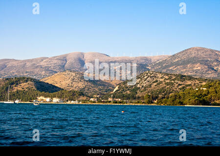 Vue de la côte de Céphalonie en Grèce Banque D'Images