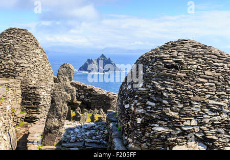 Peu de Skellig Michael island Irlande Banque D'Images