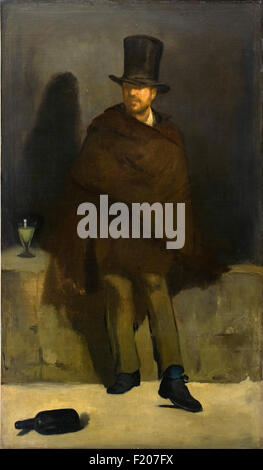 Edouard Manet - Le buveur d'Absinthe Banque D'Images