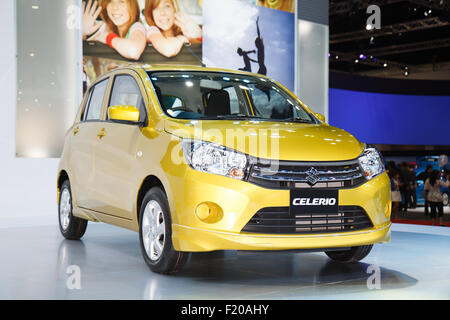 Voiture SUZUKI Celerio sur l'affichage à la 35e Bangkok International Motor Show le 30 mars 2014 à Bangkok, Thaïlande Banque D'Images