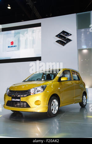 Voiture SUZUKI Celerio sur l'affichage à la 35e Bangkok International Motor Show le 30 mars 2014 à Bangkok, Thaïlande Banque D'Images