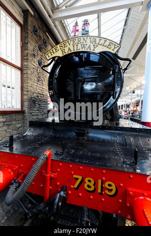 7819 Hinton manoir construit en 1939 est une grande partie de locomotives de chemin de fer de l'ouest du Manoir de la classe. Vieux Chemin de fer de Swindon works. La Grande-Bretagne Banque D'Images