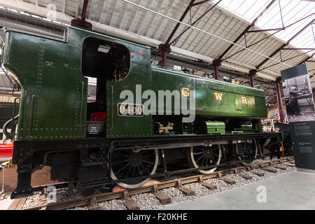 Great Western Railway 9400 est un 0-6-0 pannier locomotive à vapeur réservoir destiné à des manœuvres et des fonctions bancaires. Musée ferroviaire de Swindon Banque D'Images