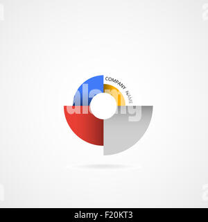 Résumé de création logo vector modèle. Banque D'Images