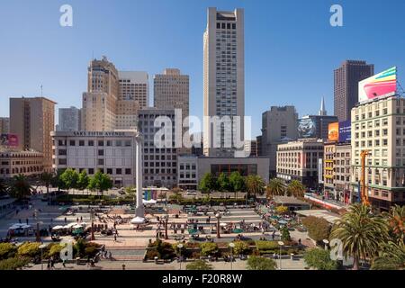 États-unis, Californie, San Francisco, Union Square Banque D'Images