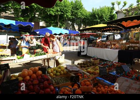 La France, Vaucluse, Bédoin Lundi market Banque D'Images