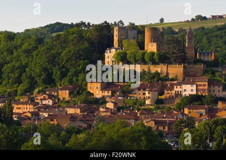 France, Rhône, Beaujolais, Les Pierres Dorées, village de Chatillon d'Azergues Banque D'Images