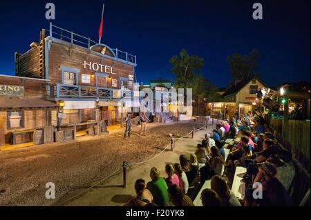 United States, Arizona, Tuscon, Old Tucson Studios, hotel Banque D'Images