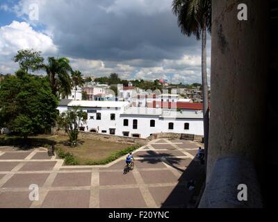 Vue d'une partie de la zone coloniale de l'Alcazar de Colon Banque D'Images