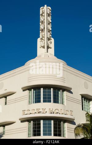 United States, Florida, Miami Beach, South Beach, Collins Avenue, Essex House Hotel Banque D'Images