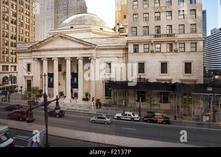 United States, Pennsylvania, Philadelphia, centre-ville, rue large et Chestnut Street Banque D'Images