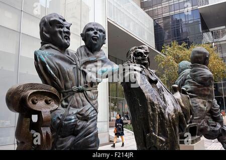 United States, New York, Manhattan, Musée d'Art Moderne (MOMA), le jardin de sculptures du MoMA Banque D'Images