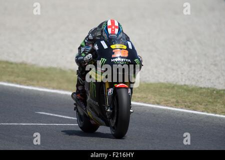 Circuit de Catalunya, Espagne 14 juin 2015. Cavalier britannique Bradley Smith, école le Tech 3 Yamaha était en 5e place lors de la Gr Banque D'Images