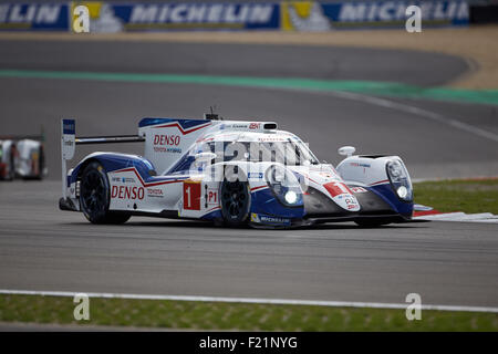 FIA WEC 6 heures du Nurburgring, Toyota Racing Anthony Davidson, Sébastien Buemi, Kazuki Nakajima, Toyota TS040 Hybrid Banque D'Images